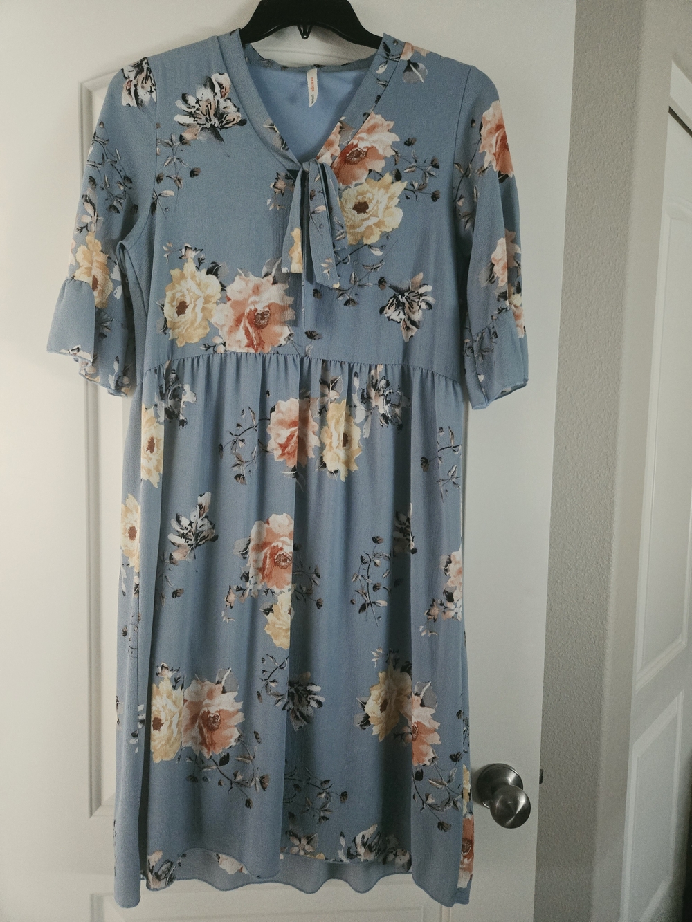 orange creek Blue Floral Midi Dress